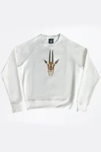 Gazelle EMB Crewneck grey