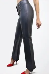 leather flare pants full side 1